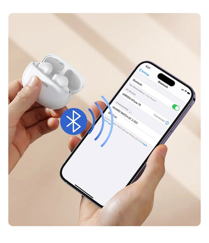 UGREEN HiTune ANC TWS Wireless Earbuds Active Noise Cancellation Hi-Res LDAC Bluetooth Earphones for iPhone 15 Pro Max