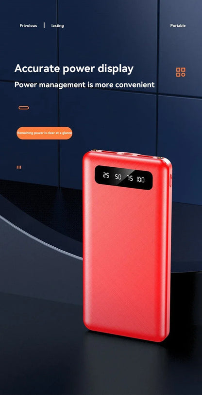 500000mAh 120W Power Bank Super Fast Charging Battery High Capacity Digital Display Power Bank For iPhone Samsung Huawei