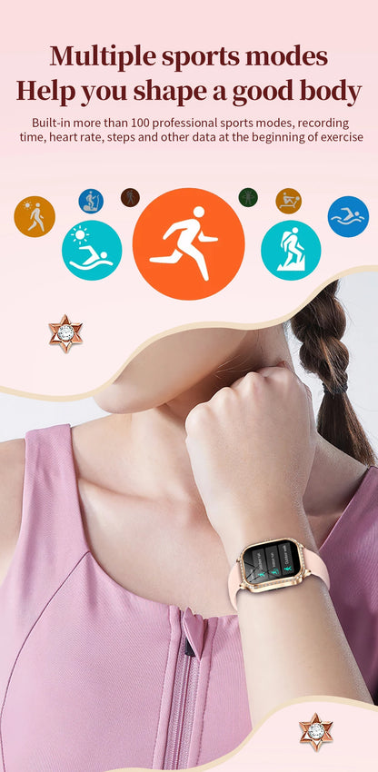 Xiaomi 1.75' AMOLED Smartwatch Women Men Bluetooth Call IP68 Waterproof Weather Menu Heart Rate Step Fitness Sports Smart Watch