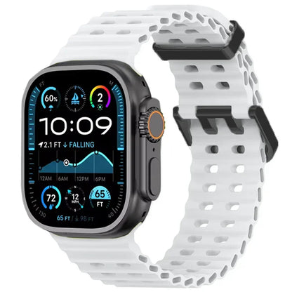 Ocean Silicone Strap for Apple Watch Band Ultra 3/2/1 49mm Series 11 10 46mm Comfortable Band IWatch 9 8 7 6 5 4 SE3 45mm 44mm
