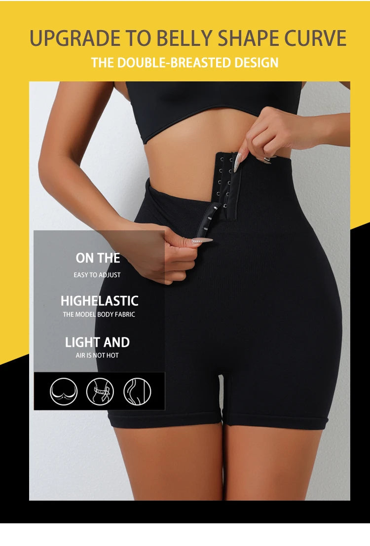 Flarixa High Waist Seamless Panties Flat Belly Shaping Women Breasted Shaperwear Tummy Butt Lift Pants Slimming Underwear