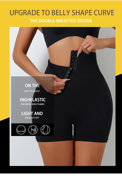 Flarixa High Waist Seamless Panties Flat Belly Shaping Women Breasted Shaperwear Tummy Butt Lift Pants Slimming Underwear