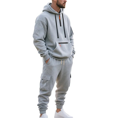 Men's Tracksuits 2 Piece Long Sleeve Athletic Full Zip Sweatsuits Jogging Suit Set Casual Outdoor Streetwear Sport Tracksuit Set