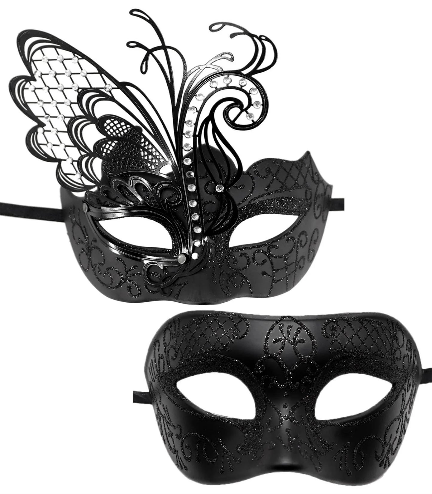 Masquerade Ball Mask Venetian Metal Mask Mystery Fashion Carnival Mask Halloween Party Costume Ball Mask