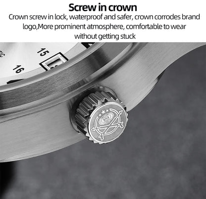 ADDIESDIVE Luxurious Men's Automatic Watch NH35A Mechanical Watch Sapphire Glass 200m Waterproof Analog Luminous Watches AD2048