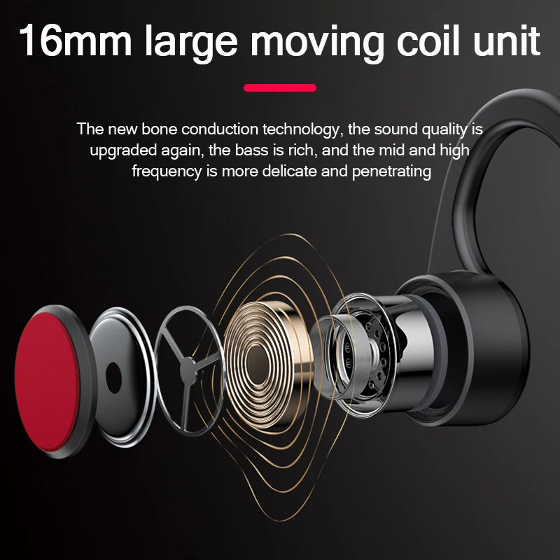 Lenovo X3 Pro Bone Conduction Headphone Bluetooth 5.3 Wireless Headset Waterproof Ear Hook Sports Earphones With Mic