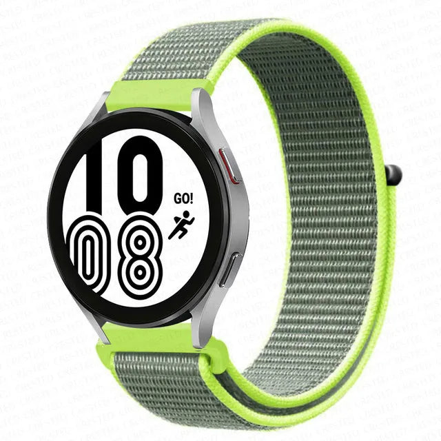 Nylon Loop Band For Samsung Galaxy Watch 6 4 7 classic/5 Pro/active 2/Gear S3 20mm/22mm Bracelet Huawei watch GT 2e 3 pro strap