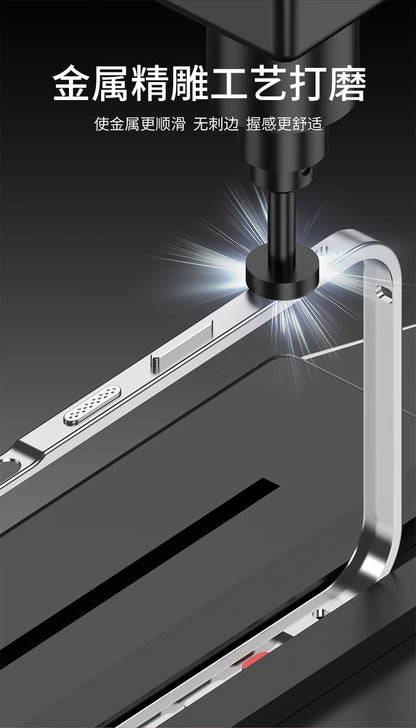 Metal Frame Bumper Phone Case For iPhone 17 16 15 14 13 Pro Max Plus 17Air Aluminum Alloy Lens Heat Dissipation Shockproof Cover