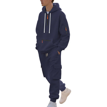 Men's Tracksuits 2 Piece Long Sleeve Athletic Full Zip Sweatsuits Jogging Suit Set Casual Outdoor Streetwear Sport Tracksuit Set