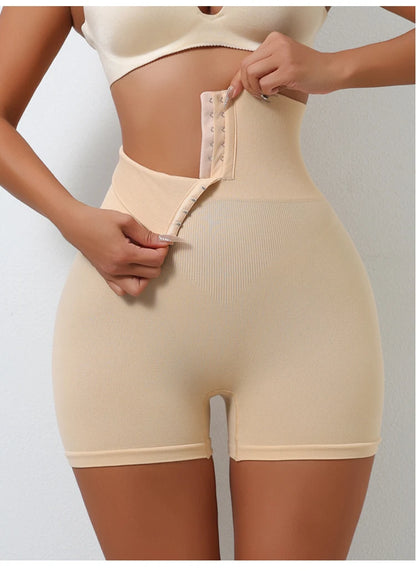 Flarixa High Waist Seamless Panties Flat Belly Shaping Women Breasted Shaperwear Tummy Butt Lift Pants Slimming Underwear