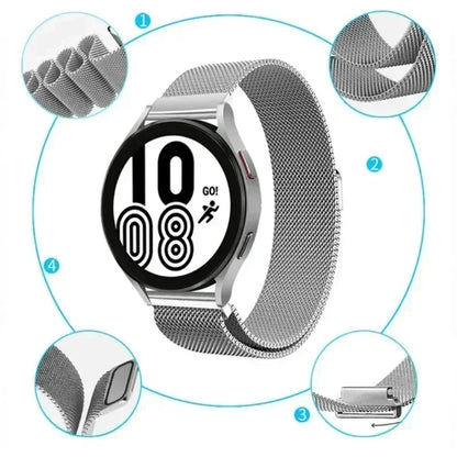 Loop Band for Amazfit Bip 6 5 Bip6 Smart Watch Strap Magnetic Stainless Steel Metal Wrist Bracelet for Amazfit Bip 6 Accessories