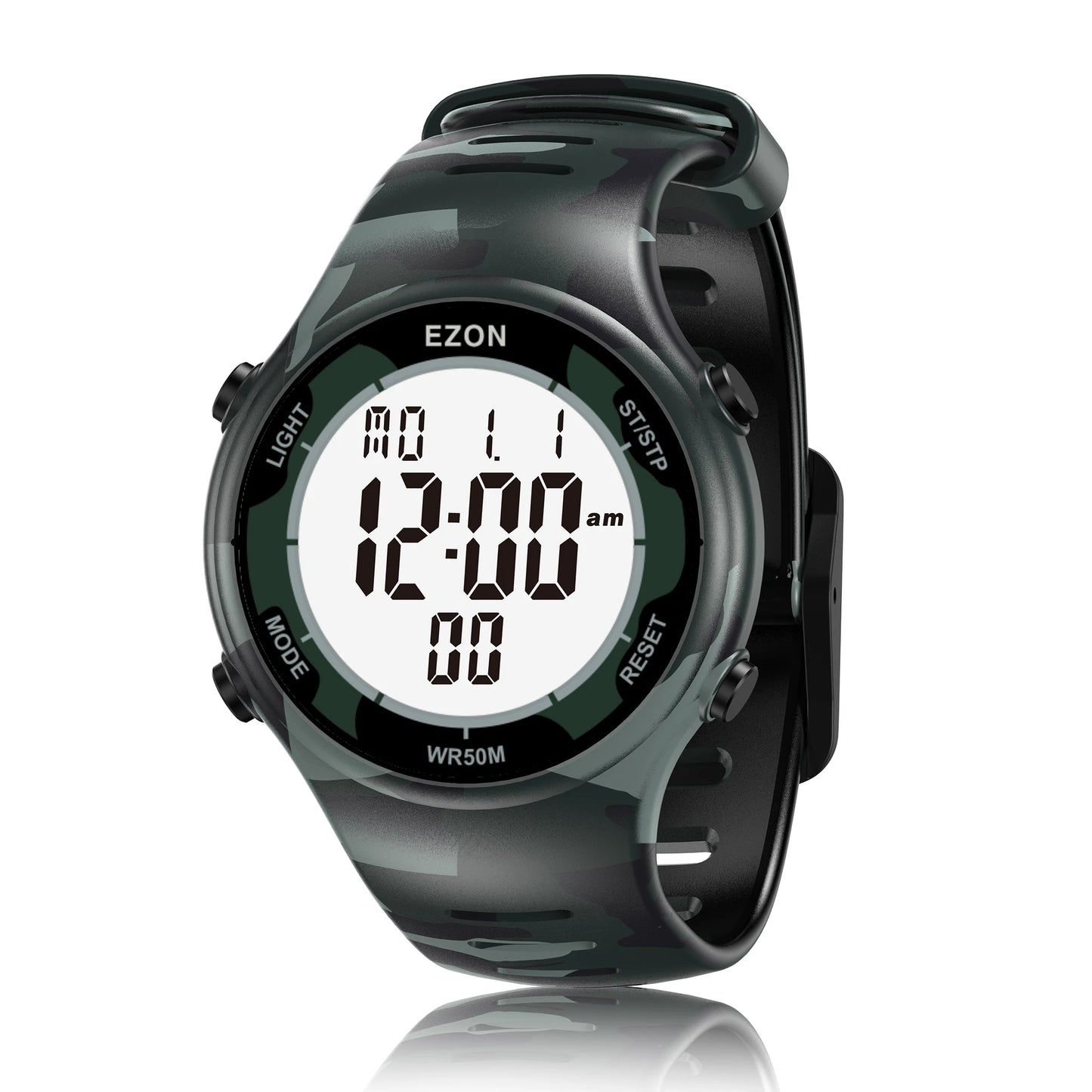 EZON Digital Sports Watch L008D, Waterproof Sports watch with Interval Timer/Chronograph/Lap Timing/Alarm for Men and Women