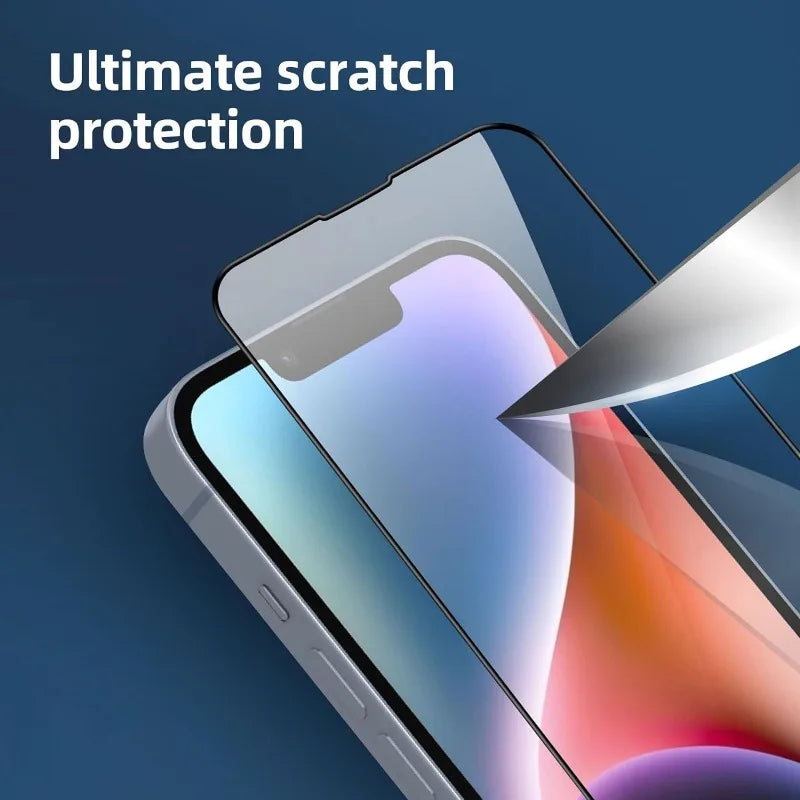 Protector for iPhone 17 16 Pro Max 15 14 Plus 13 12 Mini 11 Pro Tempered Glass For IPhone XR XS Max 7 8Plus Glass