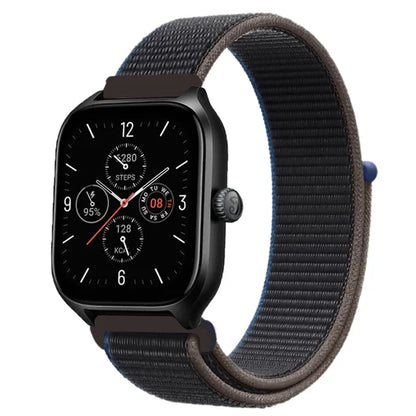 Nylon Loop Strap for Amazfit GTR 47mm/GTR2/2e/3/3 Pro/4/GTS/2/mini/3/4 Bracelet for Amazfit Balance/bip 5/Stratos 2 2S