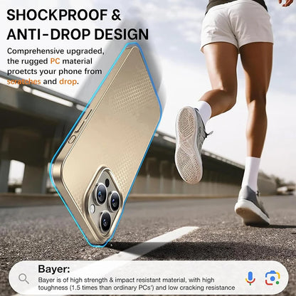 Ultra Thin Matte PC Hard Back Cover Case For iPhone 17 Air 16e 16 15 14 13 12 Pro Max Solid Color Slim Frosted Shell iPhone17air