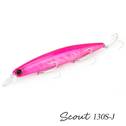 Sinking Minnow Fishing Lure SCOUT 130mm 24g Long Casting Seabass Flounder Artificial Large Sea Fishing Hard Baits