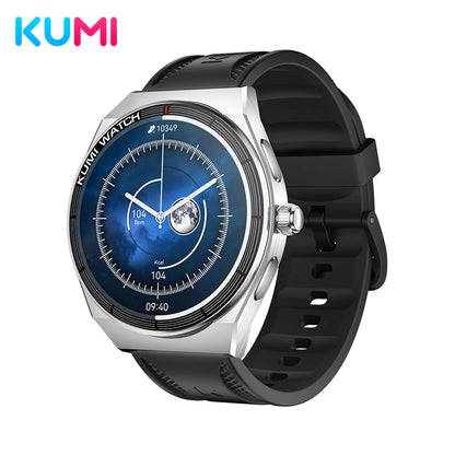 KUMI GT5 Max Smartwatch 1.39inch IPS Full Screen Men Women Bluetooth Call 100+ Sport Heart Rate Tracker IP68Waterproof