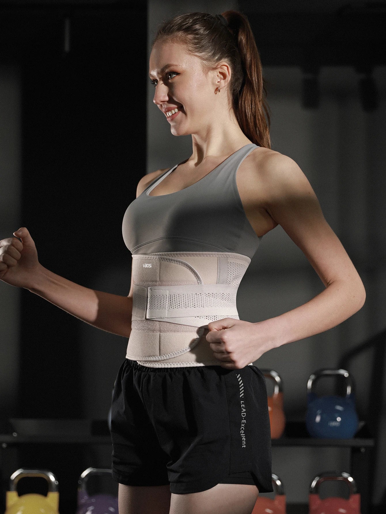 Unisex Lower Back Support Waist Trainer Tummy Band for Weightlifting Cycling