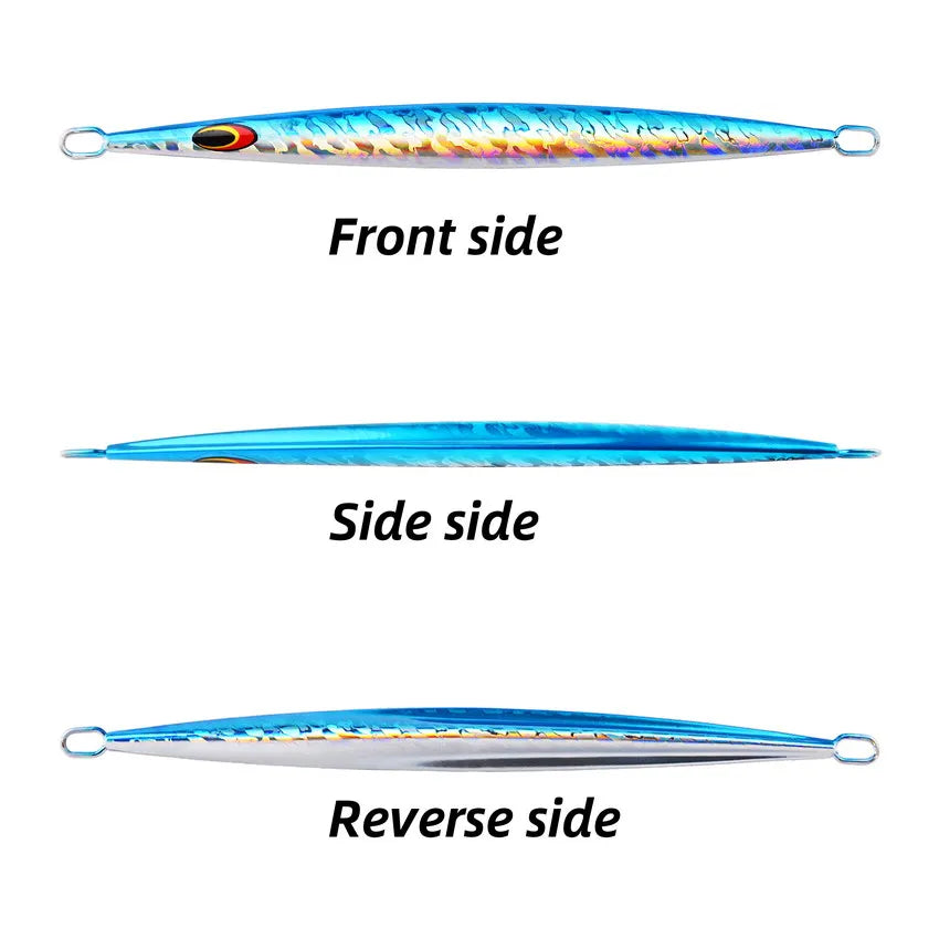 Metal Sea Fishing Jig Lure 200g 160g 100g 80g Switch Fast Sinking Metal Jig Jigging Bait