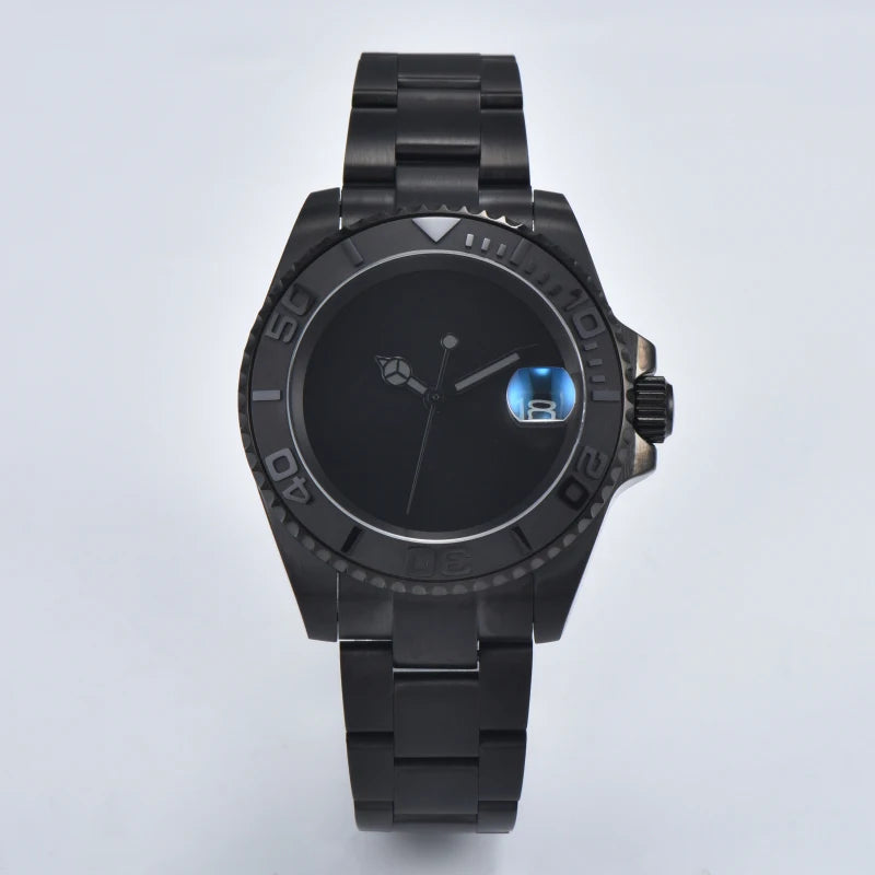 40.5mm Diving Automatic Mechanical Men's watches NH36 Movement Ceramic Bezel Waterproof Wristwatch Sapphire GMT Case 20 Strap