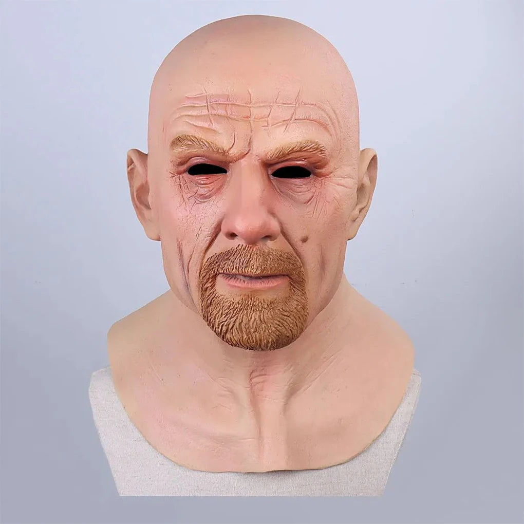 Halloween Realistic Mask For Men And Women Cosplay Party Masquerade Party Realistic Grandpa Masks 3