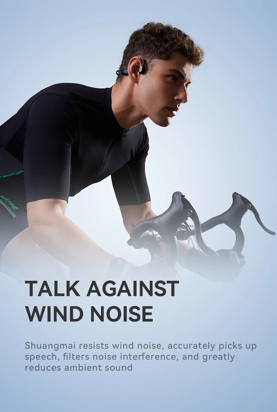 Sanag B21S Bone Conduction Wireless Earphones Bluetooth 5.4 HiFi Bass Headphones IPX5 Waterproof Running Sports Earbuds