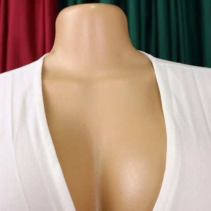 V-neck Flare Sleeve Big Swing Floor Length Maxi Long Dresses  Women Autumn Winter Party Prom Dress