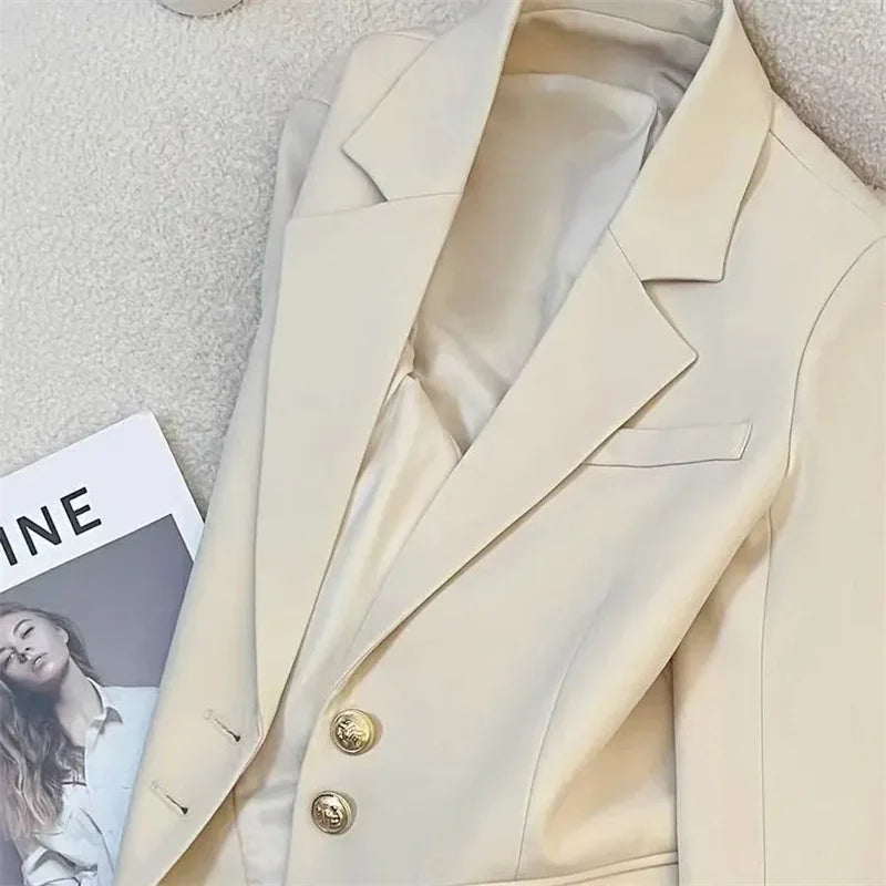 New Women Suit Coat Elegant Sports Casual Blazer Korean Fashion Jacket Spring Autumn 12 Color Office Ladies Clothing Basic Coat