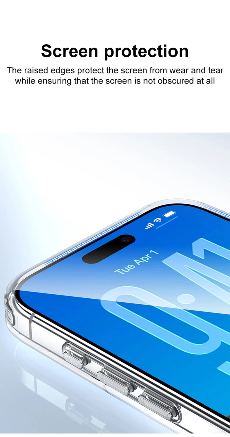 Luxury Tempered Glass Hard Phone Case For iPhone 17 Air 16 15 14 13 12 Pro Max Plus Mini 16E Hybrid Clear Soft Silicone Shell 17