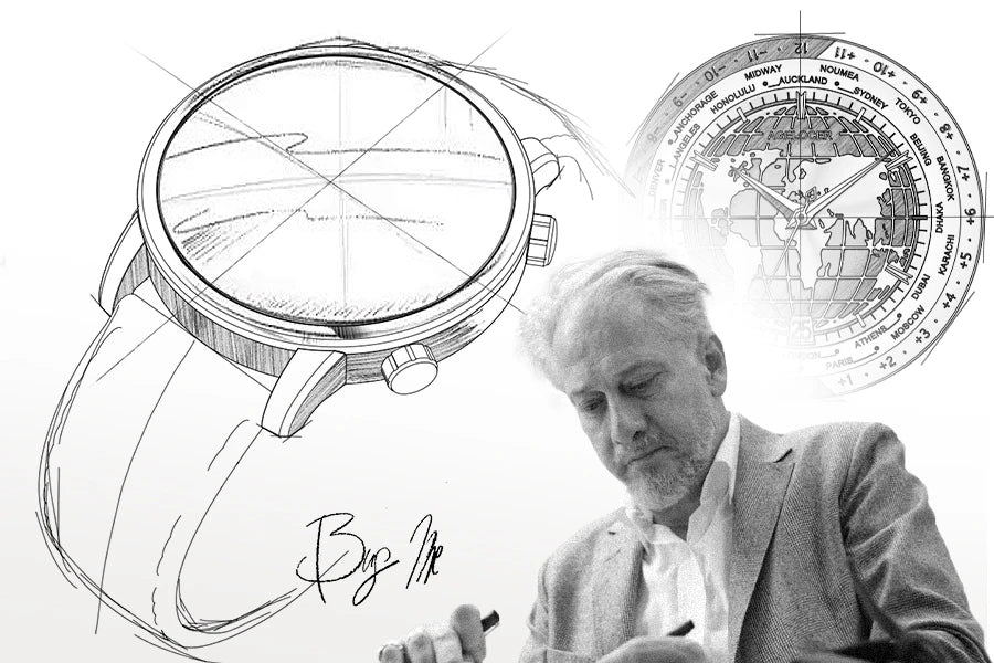 AGELOCER Original World Time Watch Men's Luxury Business Formal Automatic Mechanical Watch Birthday Gift for Men