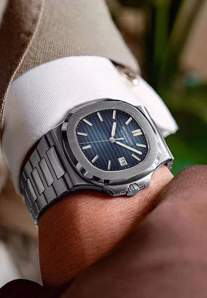 New Specht&Sohne Men's Watches Mechanical Watch Japan Miyota 8215 Movt Rose Gold Stainless Steel Classic 5711 Watch Waterproof