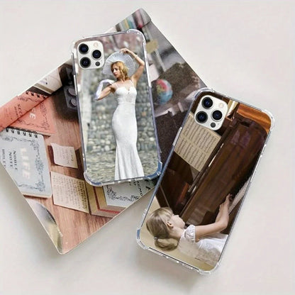 For iPhone 17 16 16E 15 14 13 12 11 Pro Max Air Mini SE 2020 2022 X XS XR 6 7 8 Plus DIY Custom Couple Photo Shockproof Cases