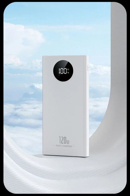 80000mah Power Bank 120W Super Fast Charging Ultra large Capacity For Mobile Power External Battery For iphone Xiaomi Samsung