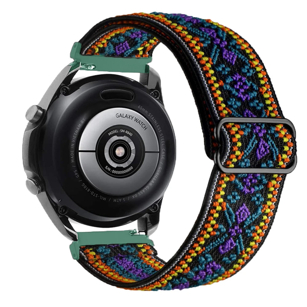 band For Amazfit GTS 4/2/2e/3/GTS2 Mini/GTR/4/3/Pro/GTR2/42mm/stratos Nylon Elastic Watch Bracelet Amazfit bip strap