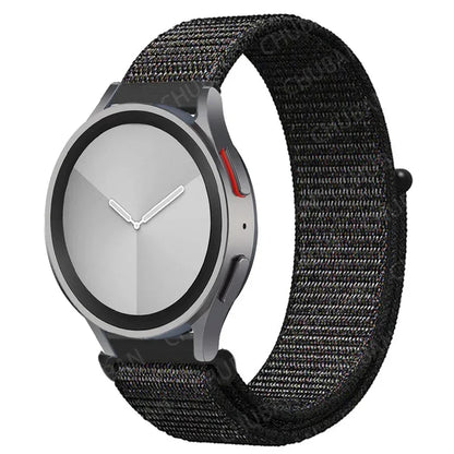 Nylon loop Band For Samsung Galaxy Watch 7 FE 6/5/pro/4/Classic/active 2 40-44mm 20mm/22mm sport bracelet huawei gt 2/e/3 strap