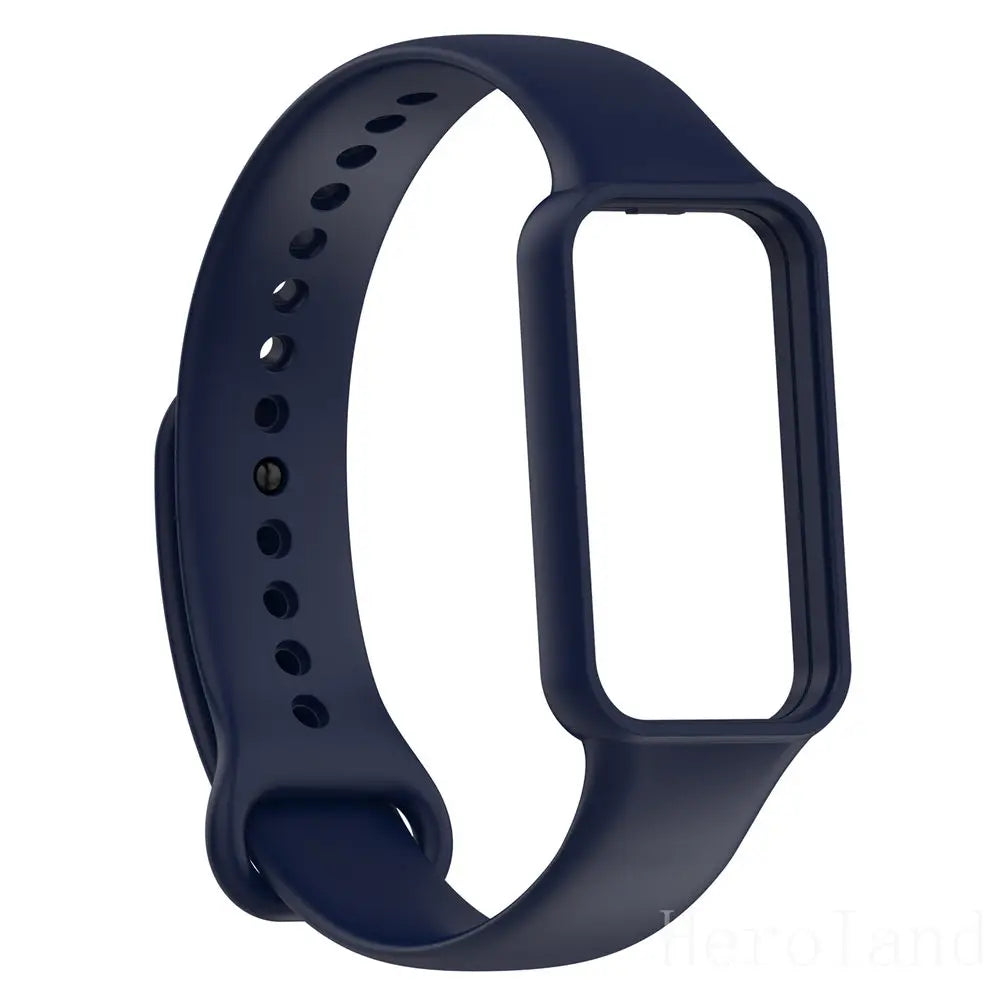 Silicone WatchStrap For Huami Amazfit Band 7 SmartWatch Band Bracelet Soprt Wristband For Amazfit band7 Strap Buckle new