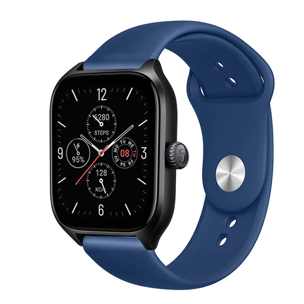 Silicone band For Amazfit GTS 3/2/2e/GTS2 Mini/GTR 42mm/47mm/GTR 3/3 Pro/2/2e Sport Watch Bracelet Amazfit bip 6 strap