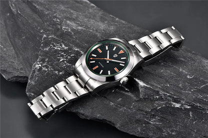 PAGANI New Z-Blue Men's Mechanical Watches Luxury Sapphire Glass Automatic Watch For Men NH35A Stainless steel Clock