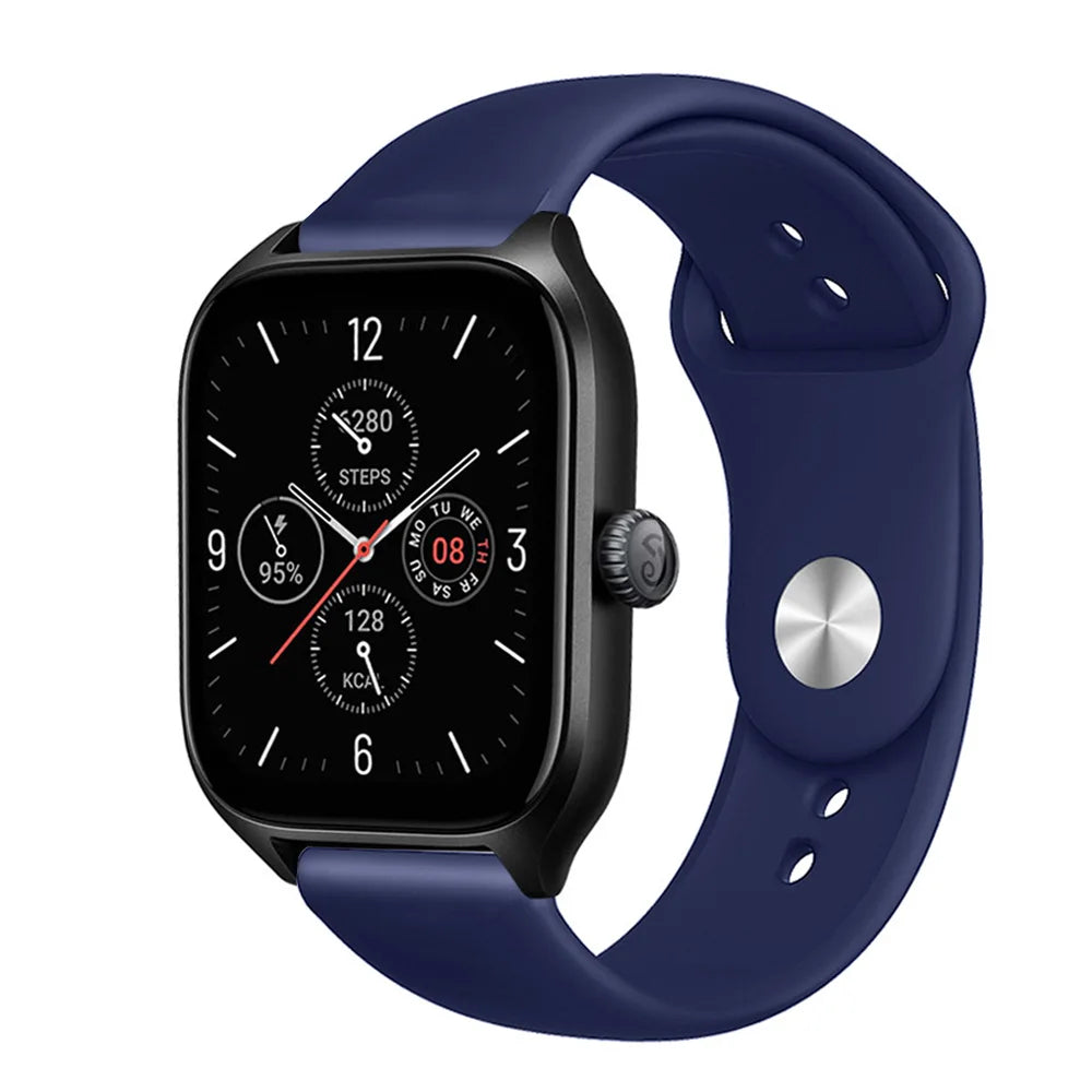 Silicone band For Amazfit GTS 3/2/2e/GTS2 Mini/GTR 42mm/47mm/GTR 3/3 Pro/2/2e Sport Watch Bracelet Amazfit bip 6 strap