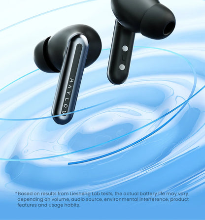 HAYLOU Mori Pro Bluetooth 5.4 Earphones Wireless  43dB Adaptive Noise Cancellation Earbuds 6 Mic Headphones 28H Battery Life