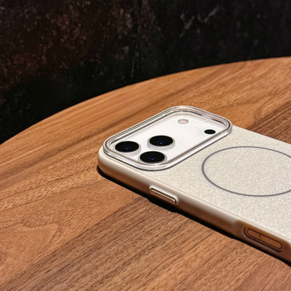 Luxury Glitter Bling Ultra Thin Phone Case For iPhone 17 16 15 14 Plus 17 Pro Max Magsafe Wireless Charge Shockproof Hard Cover