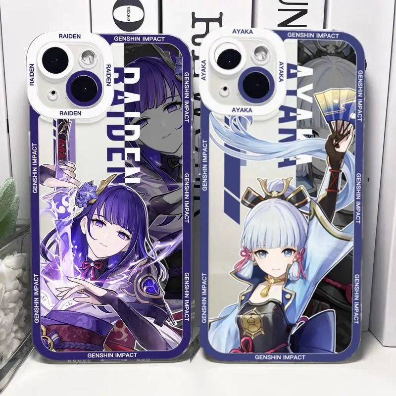 Case for Iphone 17 16 15 Pro Max 11 12 13 14 Pro Max 16e 17 Air 17Pro 16 Plus 13 Mini 16Pro Cover Wanderer Hu Tao Genshin Impact