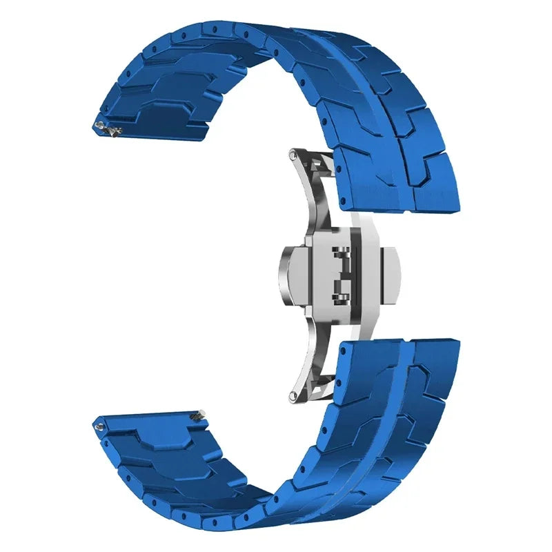 Metal Wrist Strap For Amazfit Active 2/Bip 3 Pro Stainless Steel Band For Amazfit Bip 5 Unity/Cheetah Pro/Square/Round