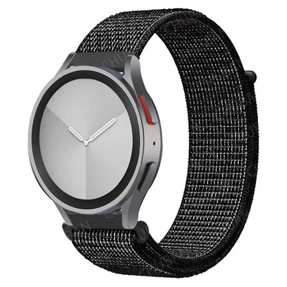 Nylon loop Band For Samsung Galaxy Watch 7 FE 6/5/pro/4/Classic/active 2 40-44mm 20mm/22mm sport bracelet huawei gt 2/e/3 strap