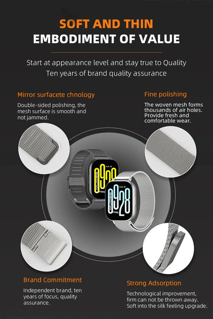 Metal Watchband For Xiaomi Redmi Watch 5 Active / 5 Lite Stainless Steel Replacement Strap Redmi Watch 5 Lite Wrist Bracelet