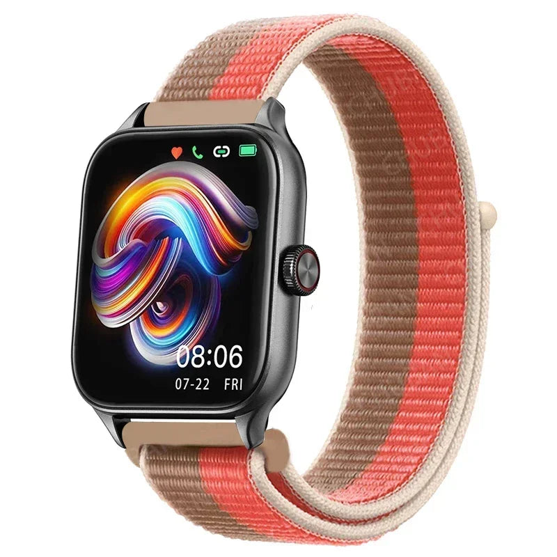 Nylon Loop band For Amazfit GTS 4/2/3pro/2e/GTS2 Mini/GTR 4 42mm/47mm/GTR2/2e/stratos belt bracelet Amazfit bip 20mm 22mm strap