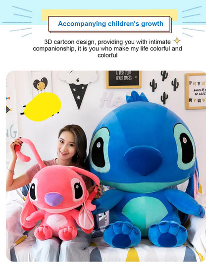 Lilo & Stitch Couple Models Cartoon Stuffed Plush Anime Plushs Toys Pendant Toy Pillow Kids Birthday Gift