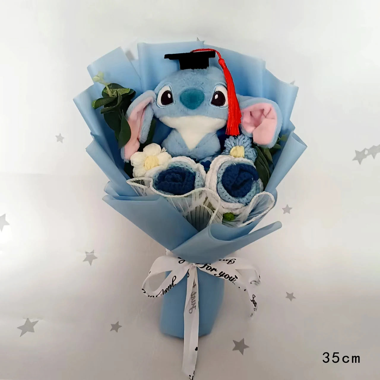 Lilo & Stitch Bouquet Major Holiday Gift PVC Rose Sunflower Anime Stuffed Doll Birthday Girl Valentine'S Christmas Day Girl Gift