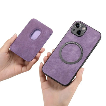Vintage Leather Case with Detachable Magnetic Wallet Card Holder For iPhone 17 Air 16e 16 Pro Max 15 14 Plus 13 12 11