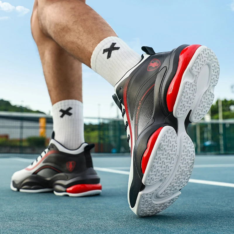 Men's Classic Practical Basketball Shoes Casual Outdoor Sports Trendy Soft Comfortable Anti-skid and Wear-resistant Outsole Cosy